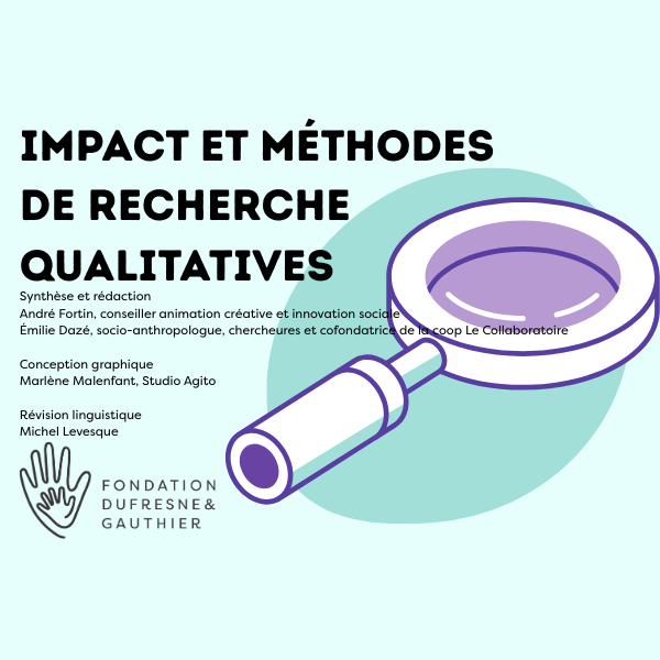 Impact et méthodes de recherche qualitatives