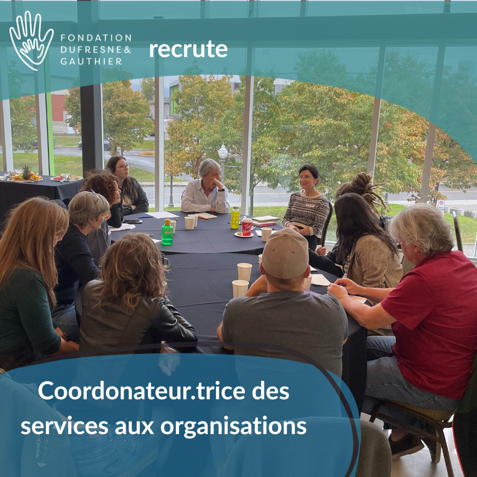 Offre d'emploi : Coordination des services aux organisations