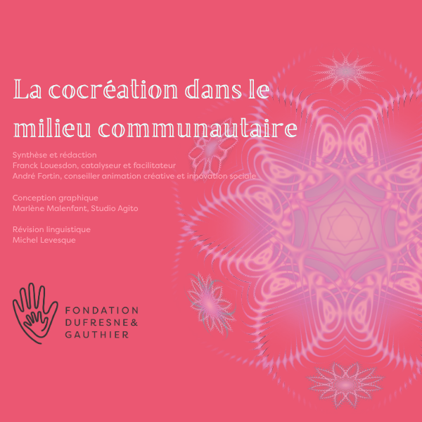 La cocréation dans le milieu communautaire